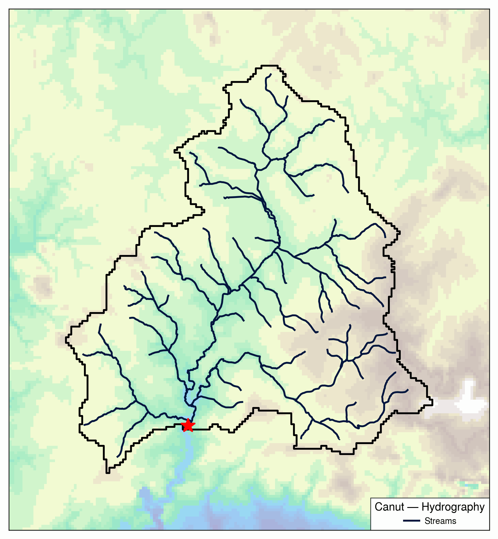 BD Topage hydrography overlay