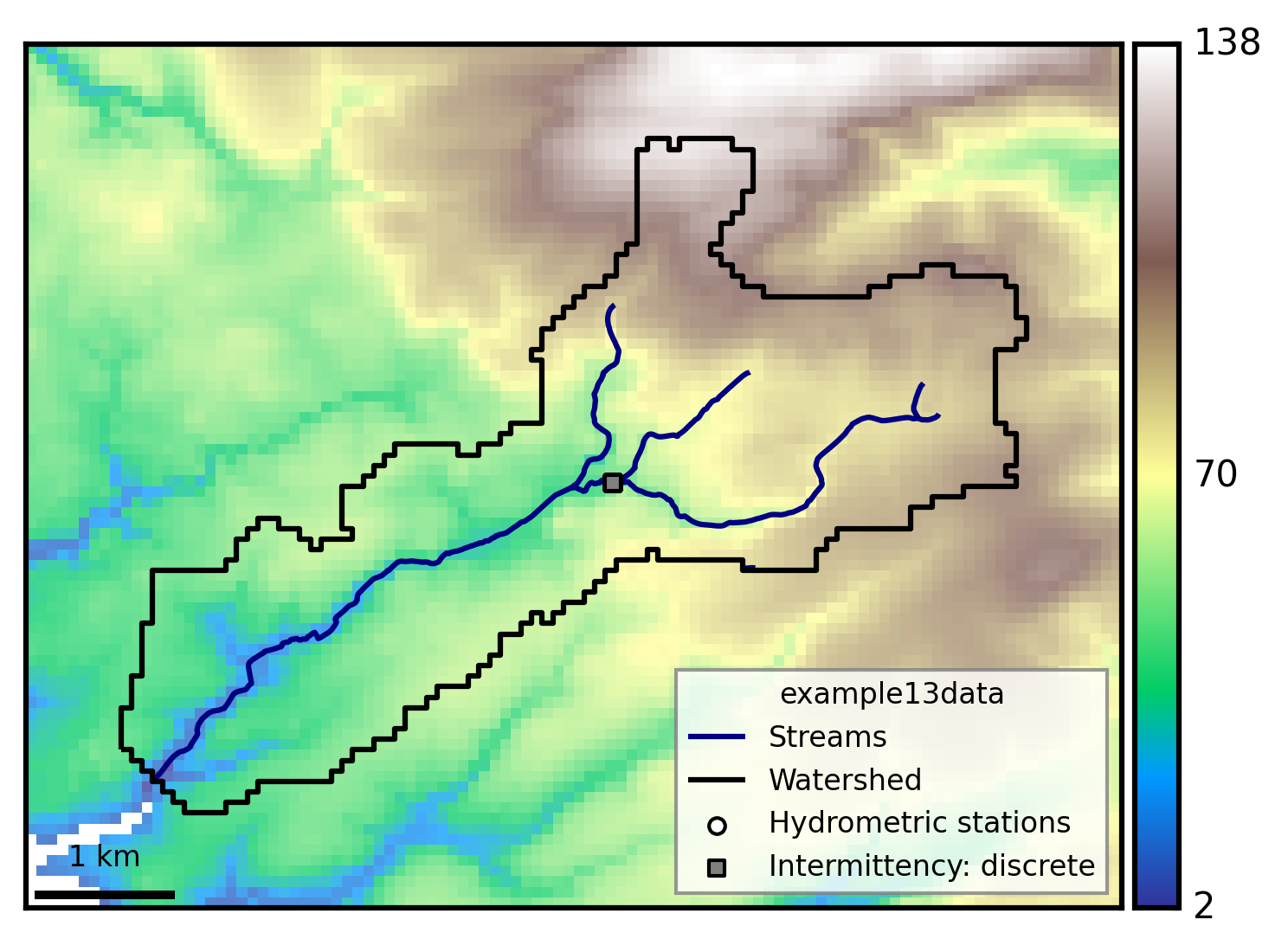 DEM-oriented overview result for the overview workflow